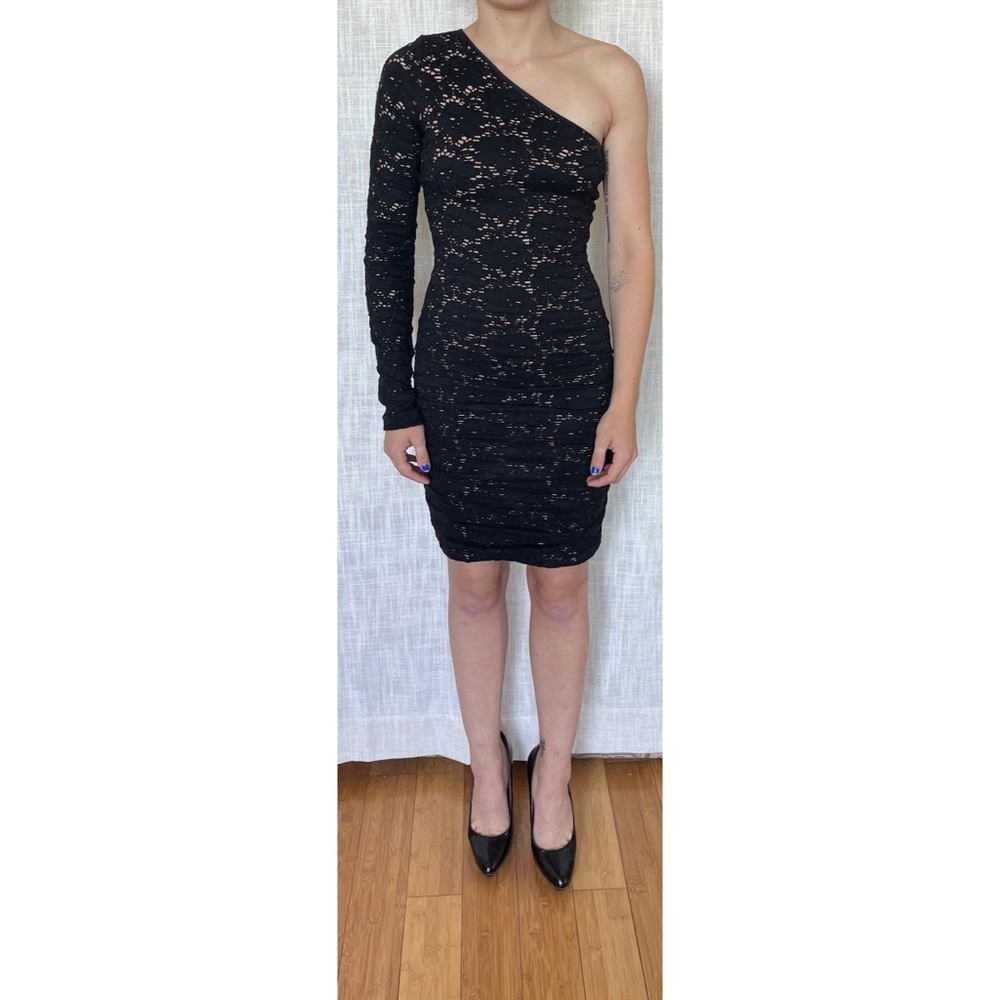 BCBG: One shoulder dress